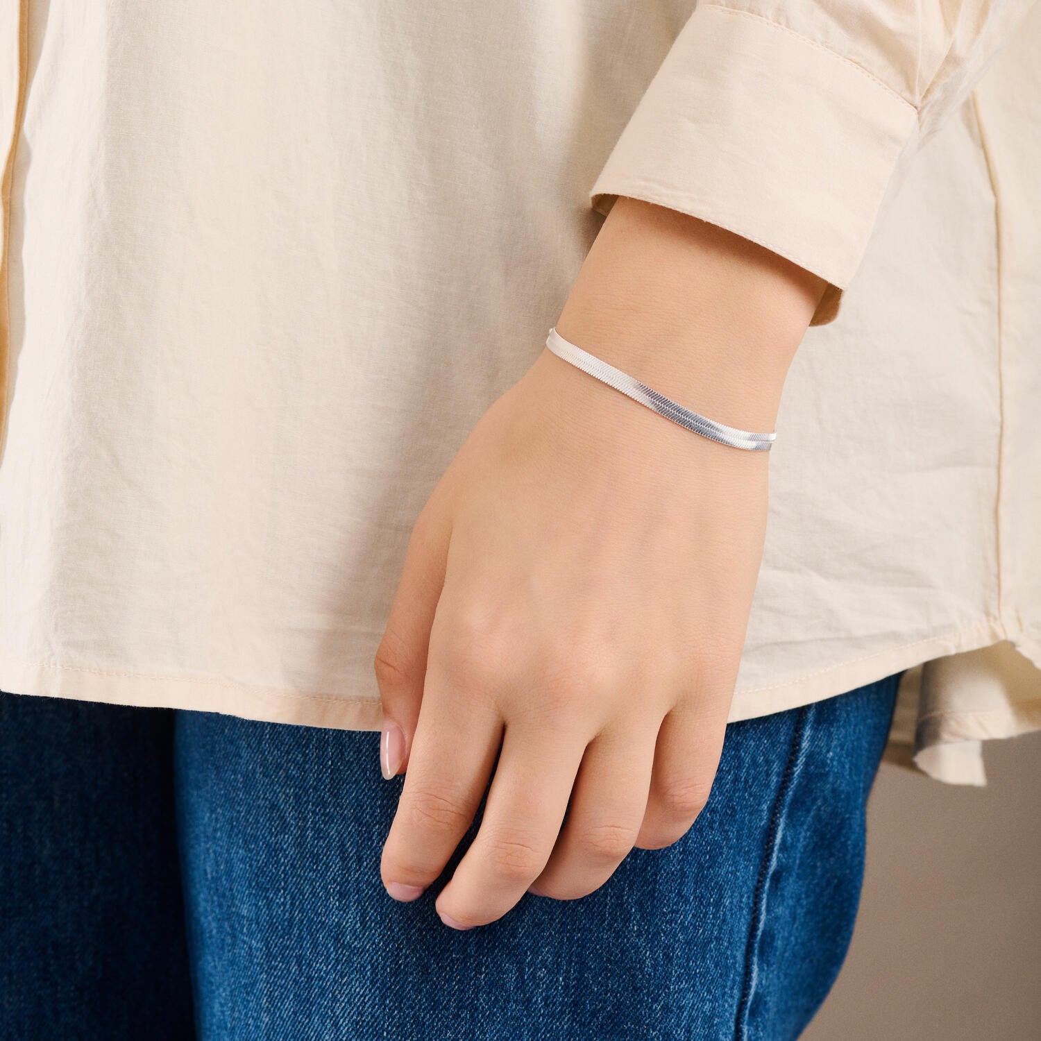 Edith armbånd - forgyldt